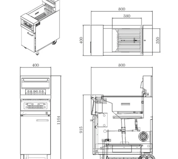 Fryer KT&E DELITAS FRYERS KCF-812E1 ELECTRIC With BUILT IN FILTRATION SYSTEM 2 ~blog/2024/7/18/pro_kcf_812e1_view