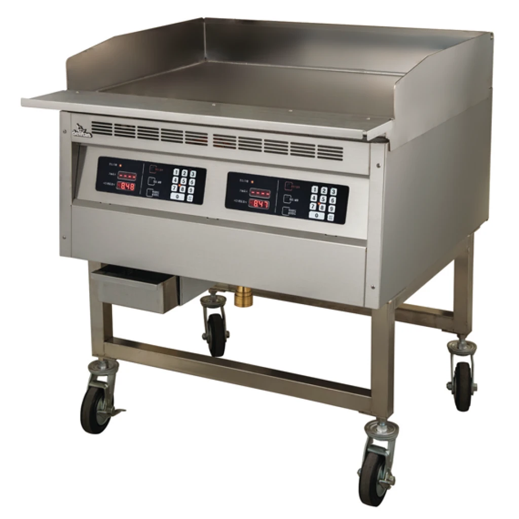 KTE DELITAS KG714GS AUTO GAS GRIDDLE