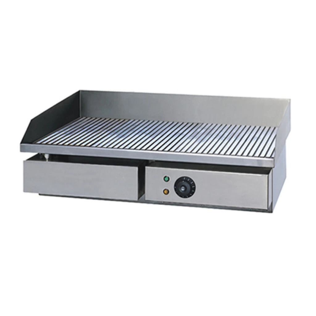 FRYKING COMMERCIAL GROOVED ELECTRIC GRIDDLE WITH CE APPROVED EG821