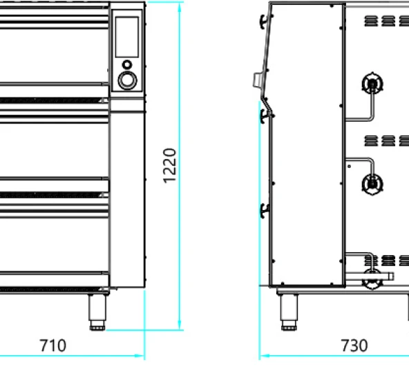 Oven/Rice cooker  PRAIM Multi-Deck Rice Cooker Series Touch Pad PMRCE-150P PMRCE-150N 2 ~blog/2024/7/30/deck_lcd_3