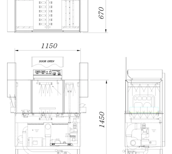 Dishwasher PRAIM Rack Conveyor type Dishwasher (with dryer) 1 Tank PRCE-400 2 ~blog/2024/7/30/prce_400