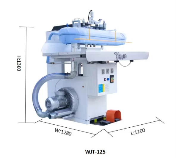 Finishing Equipments  FLYING FISH WJT 125  126 128 129 Series Industrial Laundry Steam Press Machine 3 ~blog/2024/8/6/wjt_125